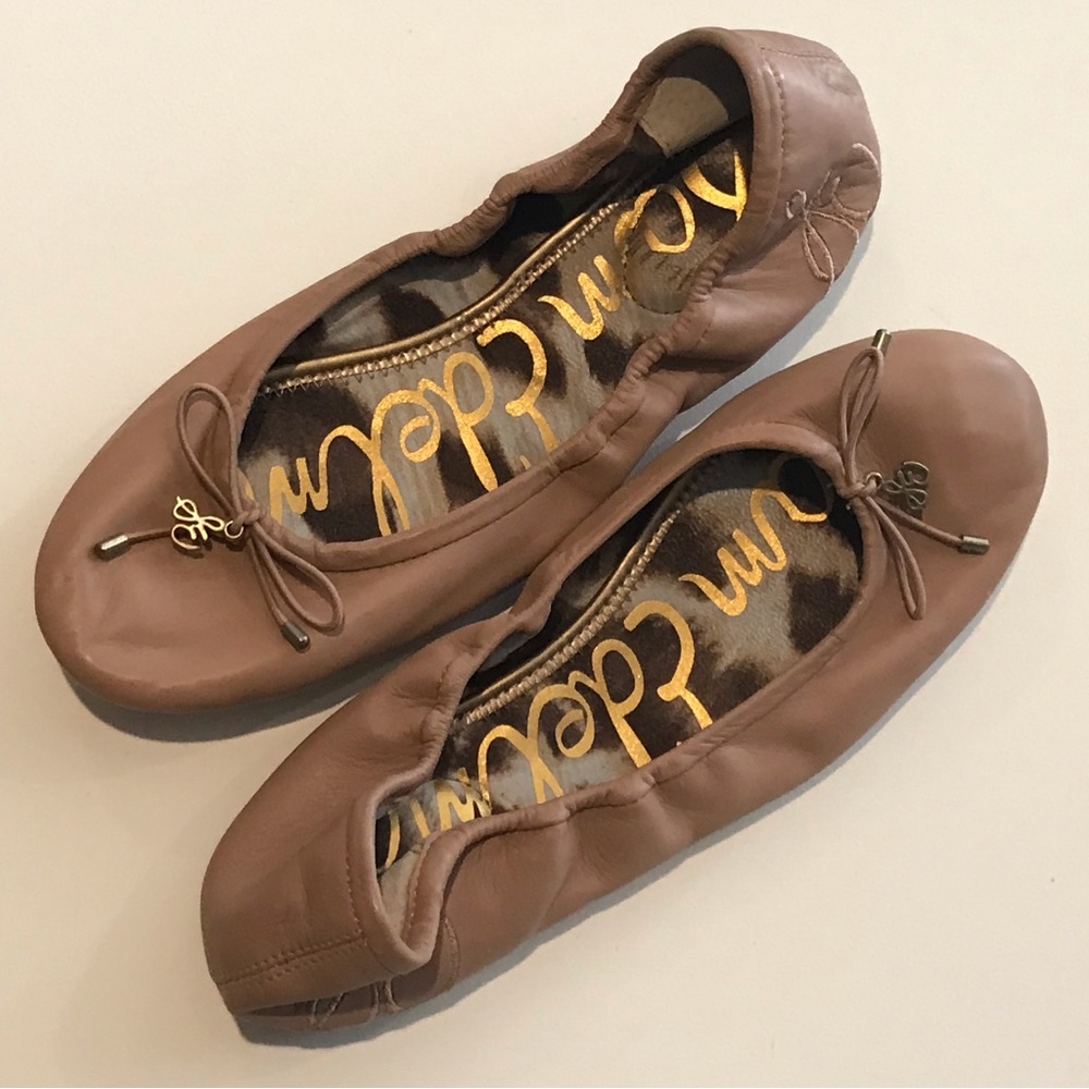 NWOT Sam Edelman Leather Felicia Ballet Flats. Size 6M